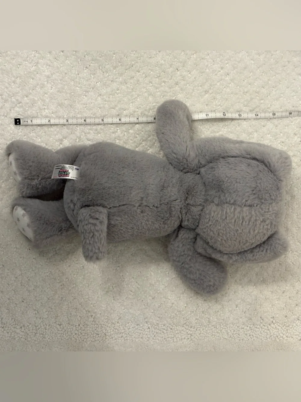World’s Softest Plush Elephant 15” Stuffed Animal Plushie Star dotted ears Baby